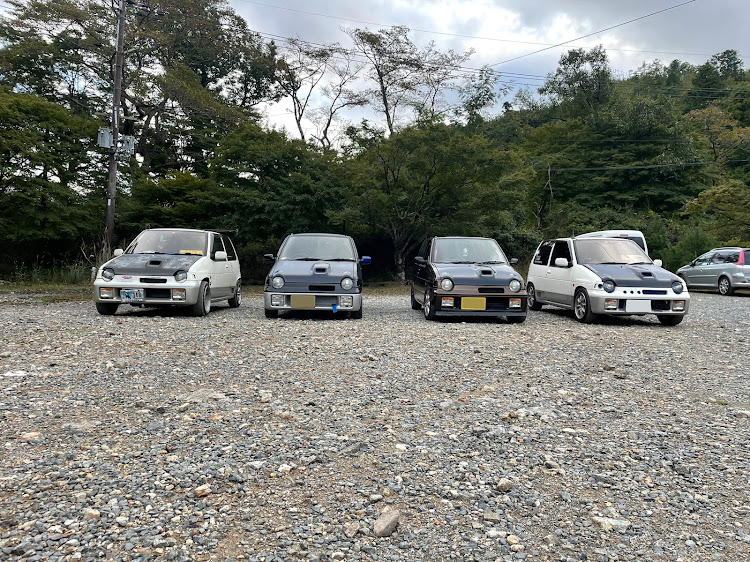 アルトワークスの写真とりすぎで頭がいたいw・c系最高・投稿写真多いです！ご了承くださいw・ナンバー編集がツライ💦・いろいろな出逢いに感謝に関するカスタム事例の投稿画像1枚目