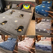 Bộ Ga Nỉ Nhung Tuyết Sữa Cao Cấp Nhập Khẩu Mềm Mại Và Ấm Áp - Timibedding