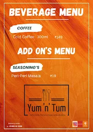 Yum N Tum menu 4