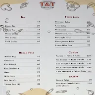 Awasthy's T & T Restro & Cafe menu 3