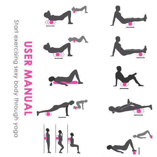 Title 3, Yoga Block Fitness Equipment Eva Foam Roller Ma...