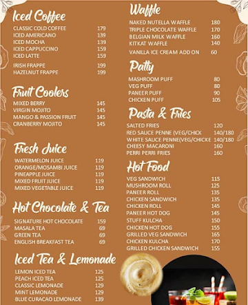 Brownbuns menu 