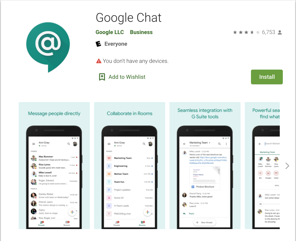 Google Chat - Apps on Google Play