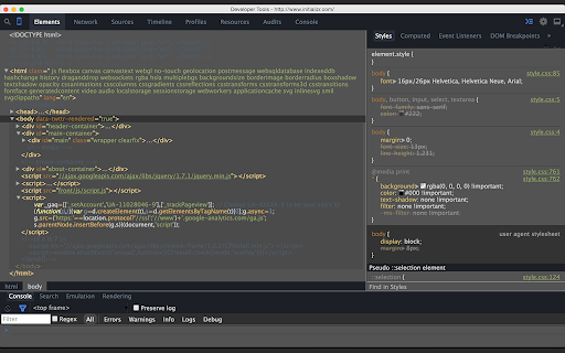 DevTools Theme: Twilight Spacegray