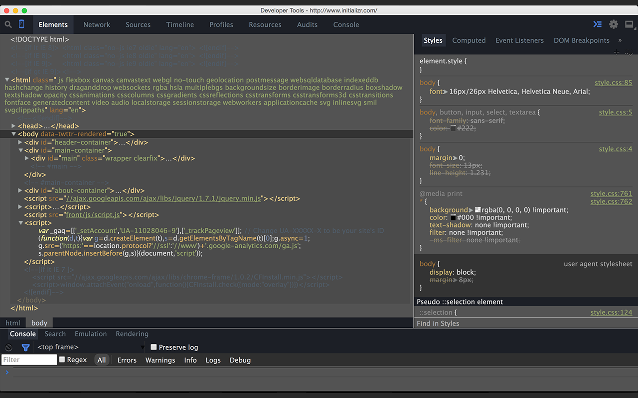 DevTools Theme: Twilight Spacegray Preview image 3