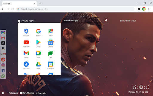 Cristiano Ronaldo CR7 Wallpapers New Tab