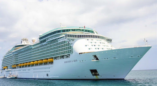 Mariner of the Seas at dockside. 