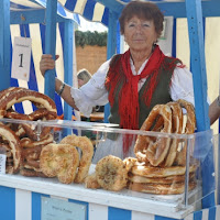 Venditrice di brezel di 