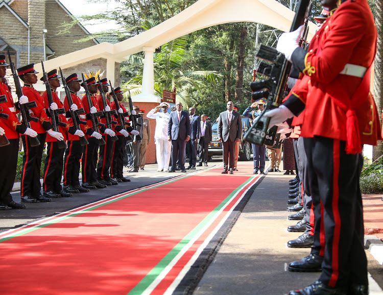 President William Ruto at the National Defence College in Karen, Nairobi on May 25,2023.