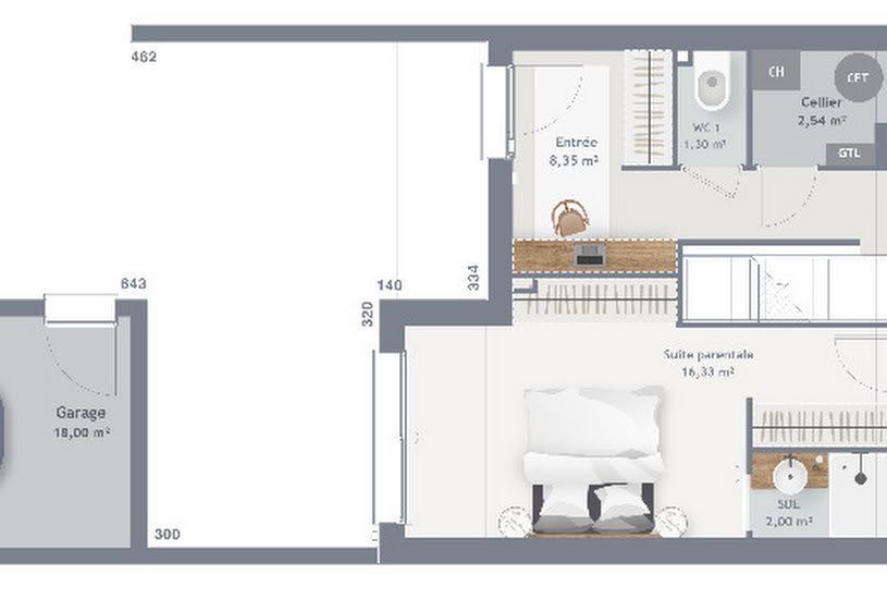  Vente Terrain + Maison - Terrain : 336m² - Maison : 90m² à Soisy-sous-Montmorency (95230) 