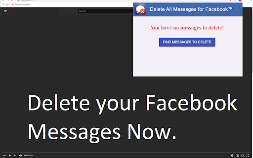 Delete All Messages for Facebook™