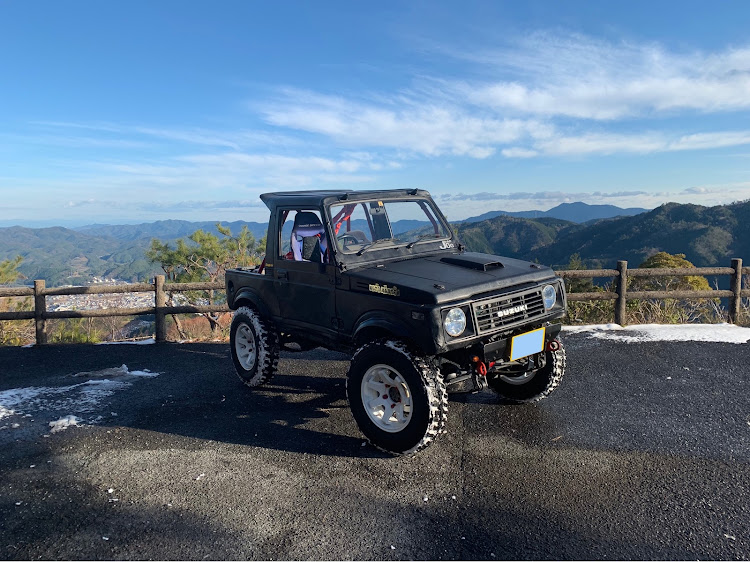 ジムニーの雪と愛車・昨日はシャコタン、今日4駆・L700S・雪が積もった・ガレージ欲しいに関するカスタム事例の投稿画像5枚目