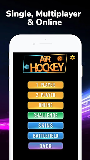 Screenshot Air Hockey : Solo, Multiplayer