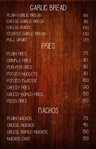 Brewin Cafe menu 1