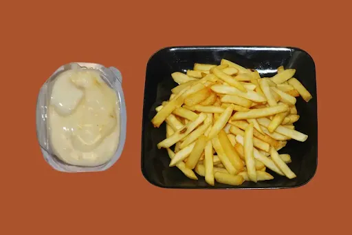 Classic Salted Fries With Arabian Toum