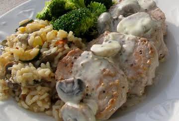 Pork Medallions With Dijon Mushroom Sauce