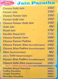 Royal Punjab Paratha menu 2
