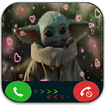 Cover Image of ダウンロード Baby Yoda Call Fake 1.0 APK