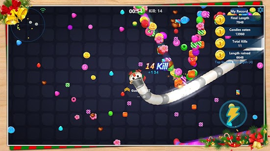 Snake Candy.IO - Multiplayer Snake Slither Game Screenshot