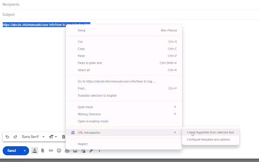 URL Introspector screenshot 3
