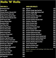 Rolls 'N' Rolls menu 1