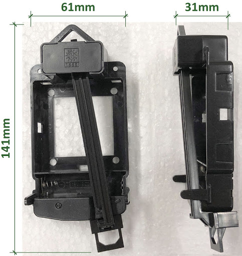 Pendulum frame details