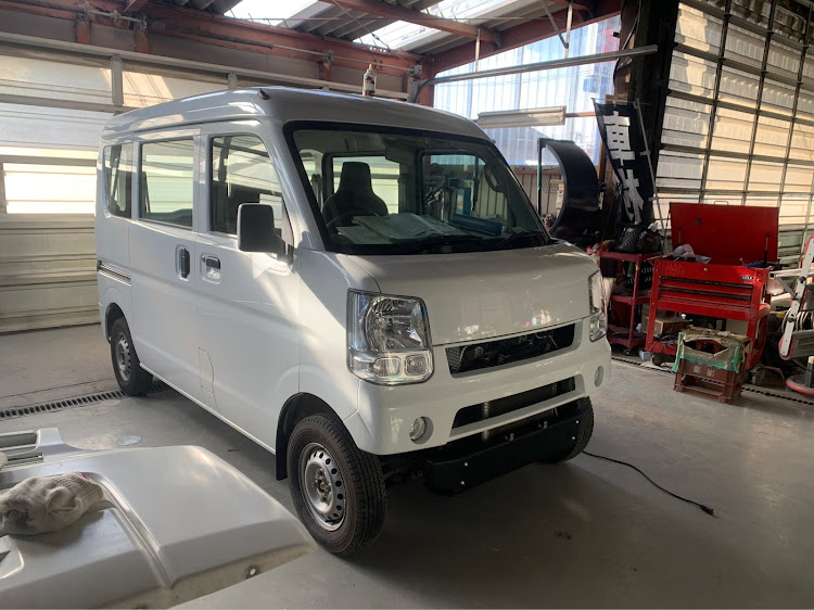 エブリイバンのDA17V・スケスケガラス・PA・4WD・プラスラインに関するカスタム事例の投稿画像2枚目