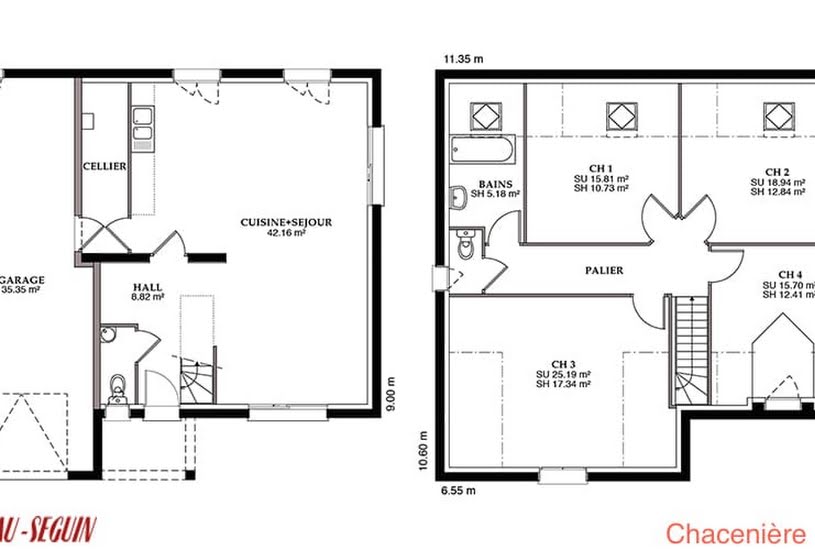  Vente Terrain + Maison - Terrain : 2 639m² - Maison : 119m² à Vailly-sur-Aisne (02370) 