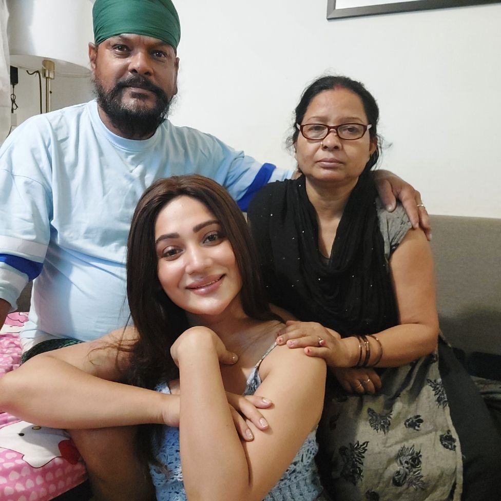 Navya and her parents