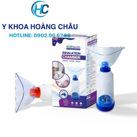 Buồng Đệm Khí Dung Biohealth (Úc) Hỗ Trợ Dùng Thuốc Cho Bệnh Nhân Hen Suyễn