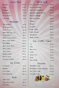 Afra Dilkhush menu 4