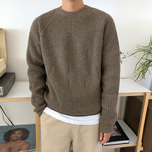 Title 3, Mens Solid Color Sweater Coat, perfect for lay...