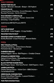 The Flying Saucer menu 1