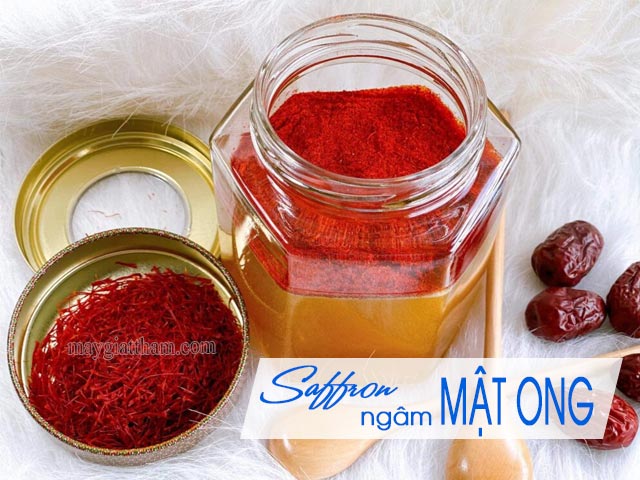 Uống saffron ngâm mật ong mang lại nhiều lợi ích cho sức khỏe