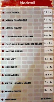 Brick Oven menu 1