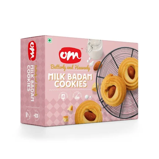Milk Badam Cookies 350 Gms