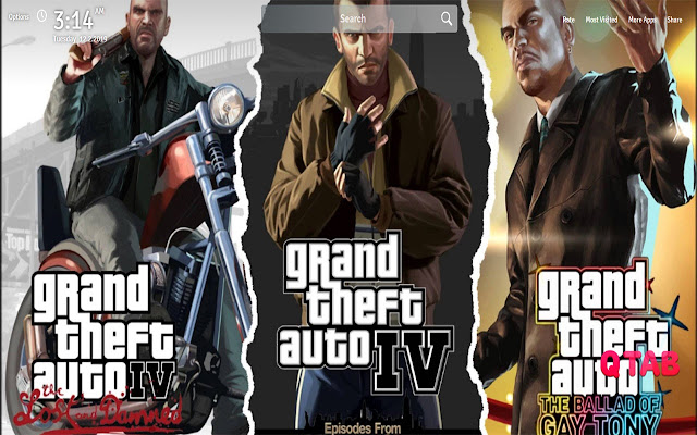 Gta game Wallpapers Theme Gta game New Tab