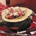 Italian Sausage-Stuffed Squash Recipe was pinched from <a href="http://www.tasteofhome.com/Recipes/Italian-Sausage-Stuffed-Squash" target="_blank">www.tasteofhome.com.</a>