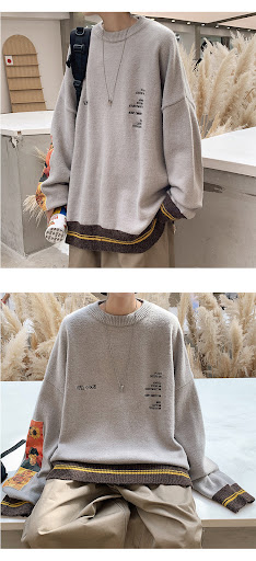 Title 11, Letter Decal loose sweater
