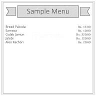 Babu Lal Kachori Wale menu 1