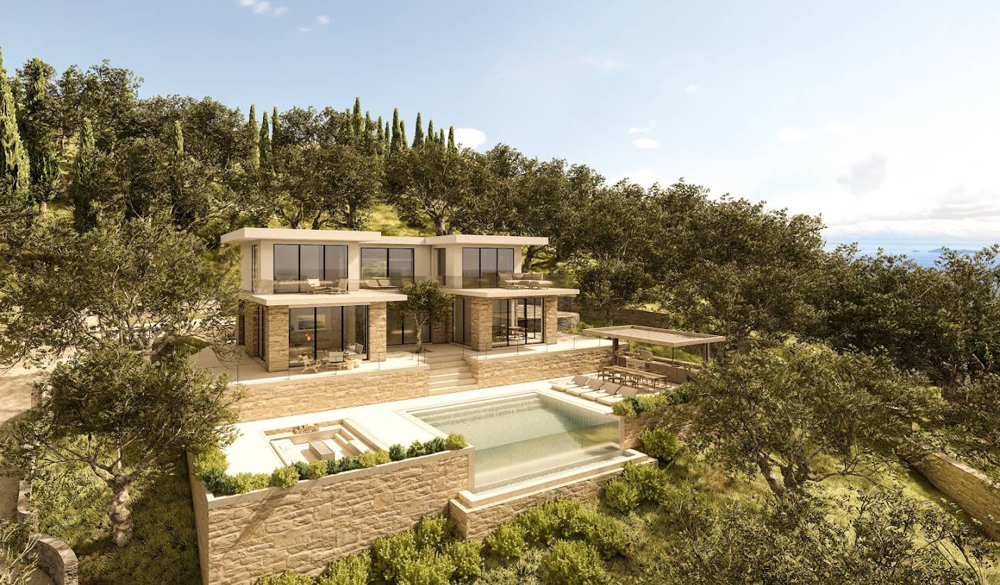 Villa with terrace Corfu