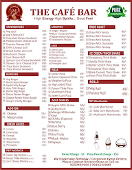 Pep The Cafe Bar menu 2