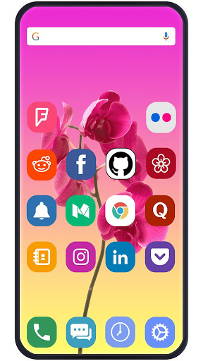 Screenshot Theme for Sharp Aquos Zero