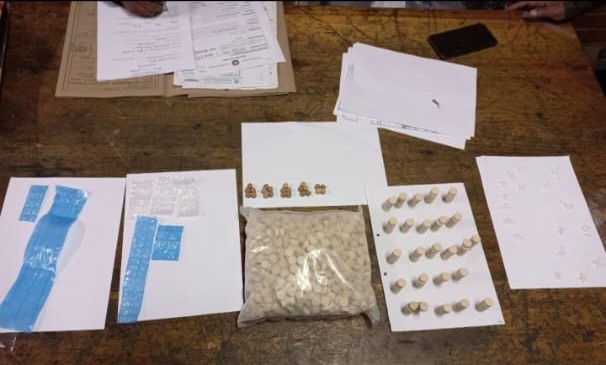 Some of the drugs recovered during the arrest.