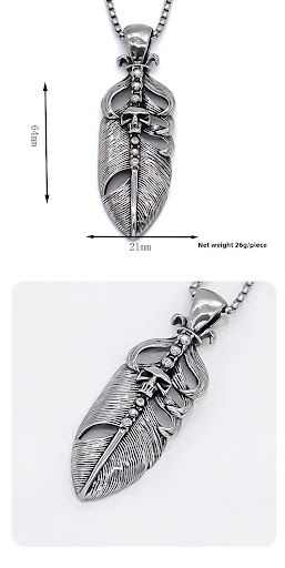 Title 5, Retro Nordic Celtic Knot Pendant Necklace, Stai...