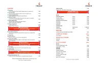 Redice @ Wonderla Resorts menu 1