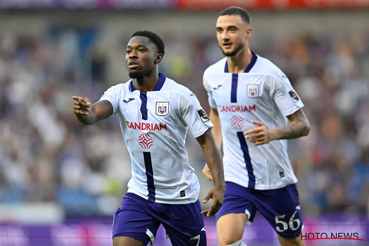 Catastrophe pour Anderlecht : la durée d'absence d'Amuzu connue 