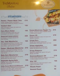 Taj Mahal Delite menu 7