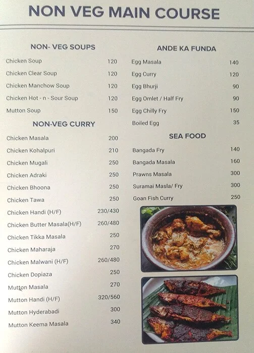 Jackson Resto Bar menu 