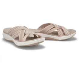 Title 2, Damen Sommer-Wedges Flying Woven Cross Sandalen
